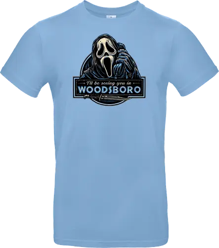 See you in Woodsboro - Horror, Halloween, movie, horror movie, villain, classic movie - Standard T-Shirt