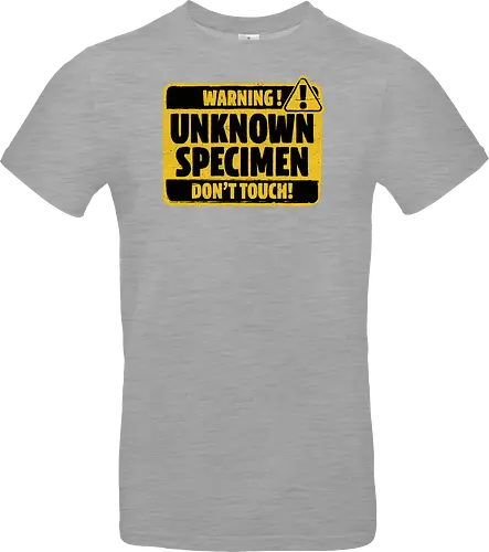 Element of Unknown Science - Chemistry Joke, Chemistry Humor, Biology, Mistakes, Accidents, Oopsie, Discover, Discovery, Warning, Caution, Sign, Safety, Unsafe, Safely, Lab, Laboratory, Science, Scientist, Scientific Science Art, Scientists, Science Humor, Science Joke, Funny Science, Retro Science, Sarcastic Science, Vintage Science, Funny Science Quote, Periodic Table, Stem, Humor, Joke, Fun, Funny, Sarcasm, Sarcastic, Irony, Ironic, Research, Physics, Chemistry - Standard T-Shirt