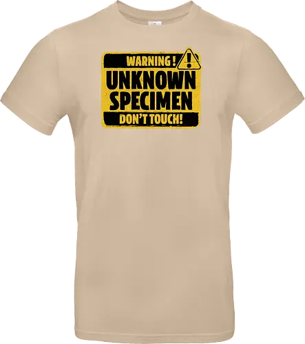 Element of Unknown Science - Chemistry Joke, Chemistry Humor, Biology, Mistakes, Accidents, Oopsie, Discover, Discovery, Warning, Caution, Sign, Safety, Unsafe, Safely, Lab, Laboratory, Science, Scientist, Scientific Science Art, Scientists, Science Humor, Science Joke, Funny Science, Retro Science, Sarcastic Science, Vintage Science, Funny Science Quote, Periodic Table, Stem, Humor, Joke, Fun, Funny, Sarcasm, Sarcastic, Irony, Ironic, Research, Physics, Chemistry - Standard T-Shirt