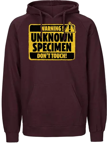 Element of Unknown Science - Chemistry Joke, Chemistry Humor, Biology, Mistakes, Accidents, Oopsie, Discover, Discovery, Warning, Caution, Sign, Safety, Unsafe, Safely, Lab, Laboratory, Science, Scientist, Scientific Science Art, Scientists, Science Humor, Science Joke, Funny Science, Retro Science, Sarcastic Science, Vintage Science, Funny Science Quote, Periodic Table, Stem, Humor, Joke, Fun, Funny, Sarcasm, Sarcastic, Irony, Ironic, Research, Physics, Chemistry - Fairtrade Hoodie