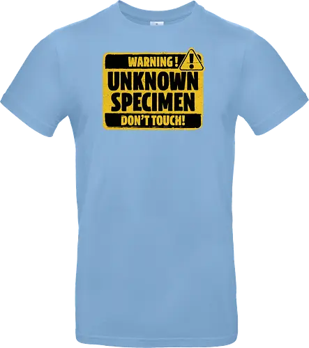 Element of Unknown Science - Chemistry Joke, Chemistry Humor, Biology, Mistakes, Accidents, Oopsie, Discover, Discovery, Warning, Caution, Sign, Safety, Unsafe, Safely, Lab, Laboratory, Science, Scientist, Scientific Science Art, Scientists, Science Humor, Science Joke, Funny Science, Retro Science, Sarcastic Science, Vintage Science, Funny Science Quote, Periodic Table, Stem, Humor, Joke, Fun, Funny, Sarcasm, Sarcastic, Irony, Ironic, Research, Physics, Chemistry - Standard T-Shirt
