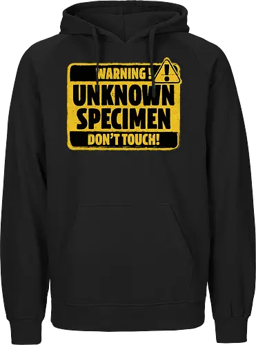 Element of Unknown Science - Chemistry Joke, Chemistry Humor, Biology, Mistakes, Accidents, Oopsie, Discover, Discovery, Warning, Caution, Sign, Safety, Unsafe, Safely, Lab, Laboratory, Science, Scientist, Scientific Science Art, Scientists, Science Humor, Science Joke, Funny Science, Retro Science, Sarcastic Science, Vintage Science, Funny Science Quote, Periodic Table, Stem, Humor, Joke, Fun, Funny, Sarcasm, Sarcastic, Irony, Ironic, Research, Physics, Chemistry - Fairtrade Hoodie