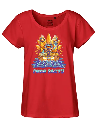 POND PARTY (variant 2) - Fairtrade Girl Shirt