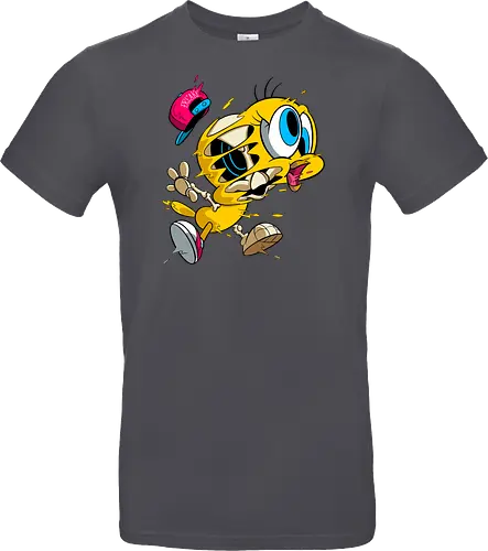 Freaky Streetwear Gelber Kanarienvogel - Underground Horror Cartoon - freaky Vogel Kunst, Gangster Cartoon Horror, urbane Neon Pop Art, Skelett Kanarienvogel Streetwear, gelber Kanarienvogel Horror, Cartoon Streetwear Freaky, freaky Mütze Cartoon, gelbes Kanarienvogel Skelett, Tweety Bird freaky, Looney Tunes streetwear, cartoon underground, Warner Bros horror, Tweety Bird gangster, hip hop cartoon, Looney Tunes horror, Tweety Bird skeleton, cartoon horror art, Tweety Bird streetwear, Looney Tunes fan art, Underground Cartoon Kunst, Hip Hop Cartoon Horror, Geek Streetwear Druck, Zombie Kanarienvogel Mütze, alternative urbane Kunst, Neon Cartoon Horror, lebhafter Horror Druck - Standard T-Shirt