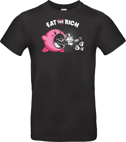 Eat The Rich - Eat The Rich, anti capitalism, funny, monopoly, billionaires - Standard T-Shirt