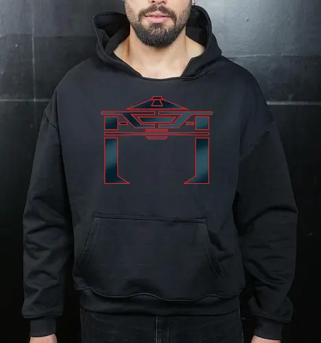 Recognizer from Classic 80s Movie about a Video Game - 80s movies, arcade, classic movies, computer, developer, gamer, gaming, geek, hacker, hacking, nerd, programmer, retro, vintage, 80s video games - Cropped Hoodie