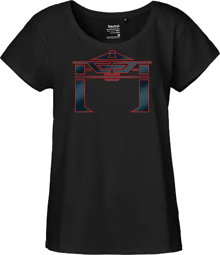 Recognizer from Classic 80s Movie about a Video Game - 80s movies, arcade, classic movies, computer, developer, gamer, gaming, geek, hacker, hacking, nerd, programmer, retro, vintage, 80s video games - Fairtrade Girl Shirt