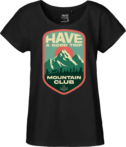 Have a Good Trip - Mountain Club - Classic Movie - adventure, camping, celtic mythology, cinema, cult film, film, hiking, hollywood, mashup, mountain, mythology, nature, travel, vintage, movie - Fairtrade Girl Shirt