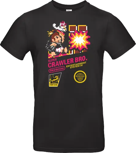 Super Crawler - dungeon, crawler, carl, donut, parody, design, demonigote, funny, book, retro, pixel - Standard T-Shirt