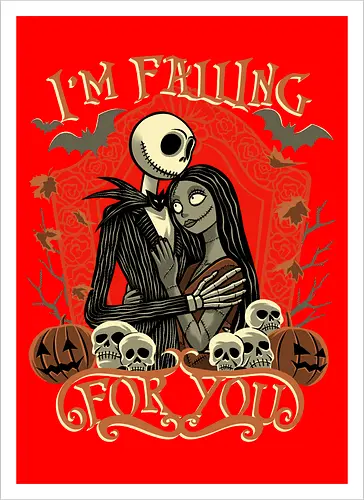 Falling For You - Jack Skellington, Nightmare - Kunstdruck
