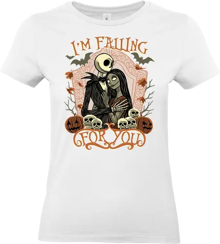 Falling For You - Jack Skellington, Nightmare - Standard T-Shirt (Frauen)