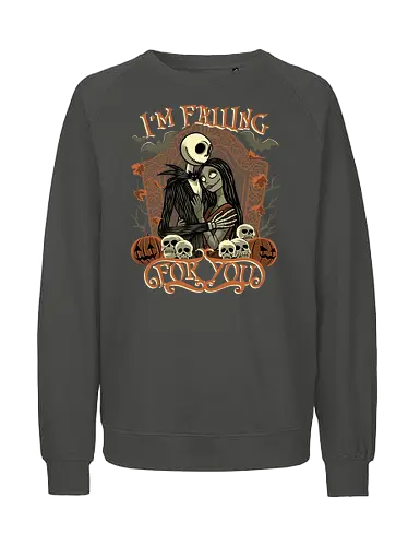 Falling For You - Jack Skellington, Nightmare - Fairtrade Sweatshirt