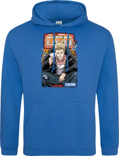 Hakari JJK Jackpot Energy - Hakari Kinji, Jujutsu, casino vibes, dark anime, otaku gift, anime fan, bold graphic, shonen - Standard Hoodie