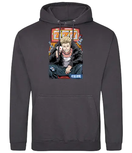 Hakari JJK Jackpot Energy - Hakari Kinji, Jujutsu, casino vibes, dark anime, otaku gift, anime fan, bold graphic, shonen - Standard Hoodie