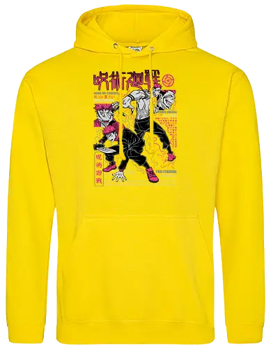 Itadori and Sukuna King of Curses - Sukuna, Yuji Itadori, dark fantasy, jujutsu kaisen art, anime otaku, villain energy, pink aesthetic, shonen battle - Standard Hoodie
