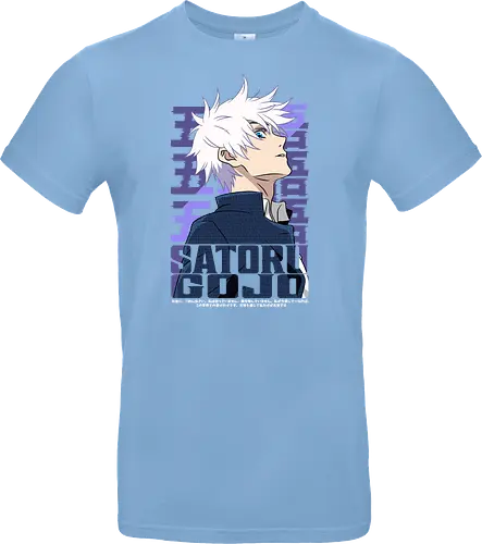 Satoru Gojo Japan Limitless Legend - Gojo Satoru, JJK strongest, Japan style, white hair anime, anime fan gift, cool sorcerer, minimalist design, Jujutsu - Standard T-Shirt