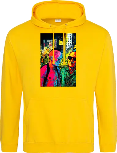 Wild Side - cyberpunk, street art, night life - Standard Hoodie