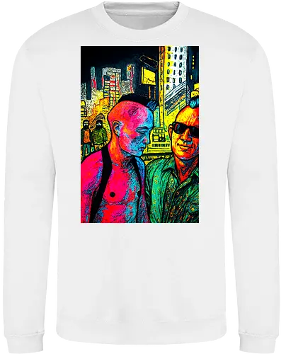 Wild Side - cyberpunk, street art, night life - Sweatshirt