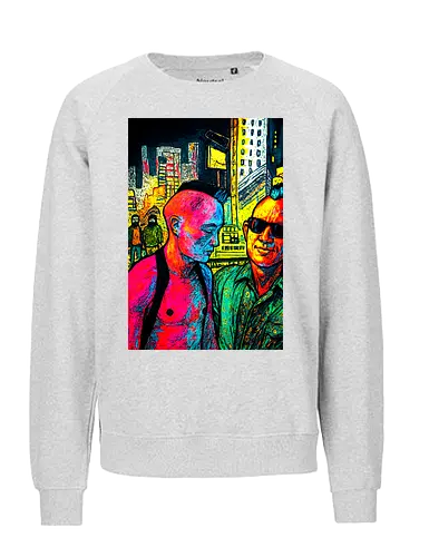 Wild Side - cyberpunk, street art, night life - Fairtrade Sweatshirt