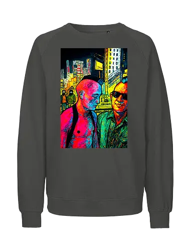 Wild Side - cyberpunk, street art, night life - Fairtrade Sweatshirt