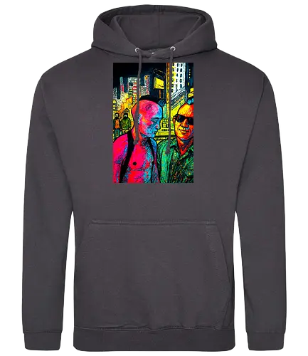 Wild Side - cyberpunk, street art, night life - Standard Hoodie