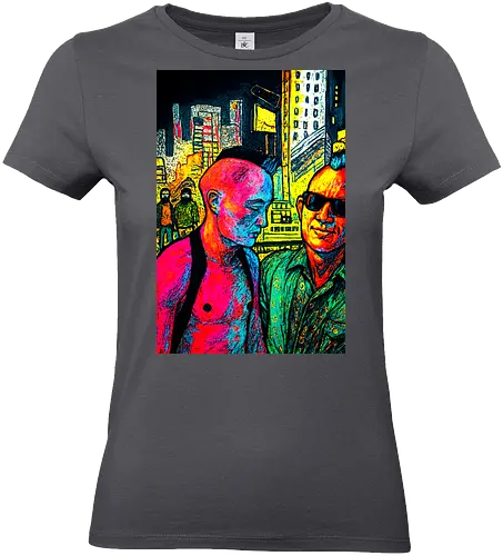 Wild Side - cyberpunk, street art, night life - Standard T-Shirt (Frauen)