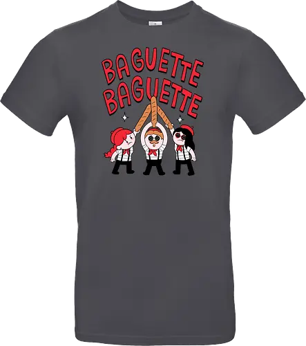 Baguette Baguette - lune, baguette, french, clair obscur, mealle, gustave - Standard T-Shirt
