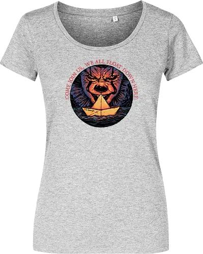 Join the Float - Movie, horror, Halloween, horror movie, clown, creepy, mystery, monster - Damen T-Shirt
