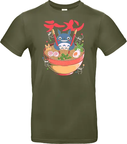 Ramen Friends - ramen, japanese, japan, anime, fantasy, cute, noodles, food, cartoon, kawaii, nostalgia, otaku, culture, oriental, creature, friends, playful, colorful, illustration, geek - Standard T-Shirt
