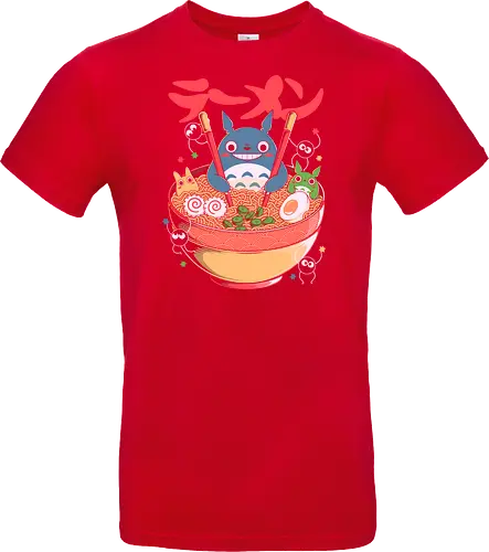 Ramen Friends - ramen, japanese, japan, anime, fantasy, cute, noodles, food, cartoon, kawaii, nostalgia, otaku, culture, oriental, creature, friends, playful, colorful, illustration, geek - Standard T-Shirt