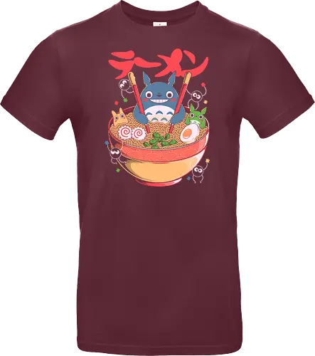 Ramen Friends - ramen, japanese, japan, anime, fantasy, cute, noodles, food, cartoon, kawaii, nostalgia, otaku, culture, oriental, creature, friends, playful, colorful, illustration, geek - Standard T-Shirt
