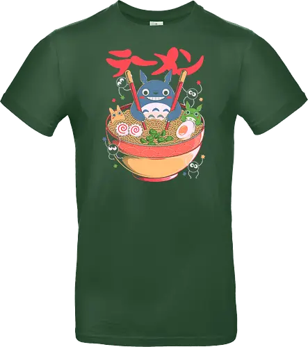 Ramen Friends - ramen, japanese, japan, anime, fantasy, cute, noodles, food, cartoon, kawaii, nostalgia, otaku, culture, oriental, creature, friends, playful, colorful, illustration, geek - Standard T-Shirt