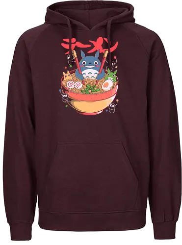 Ramen Friends - ramen, japanese, japan, anime, fantasy, cute, noodles, food, cartoon, kawaii, nostalgia, otaku, culture, oriental, creature, friends, playful, colorful, illustration, geek - Fairtrade Hoodie