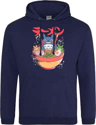 Ramen Friends - ramen, japanese, japan, anime, fantasy, cute, noodles, food, cartoon, kawaii, nostalgia, otaku, culture, oriental, creature, friends, playful, colorful, illustration, geek - Standard Hoodie