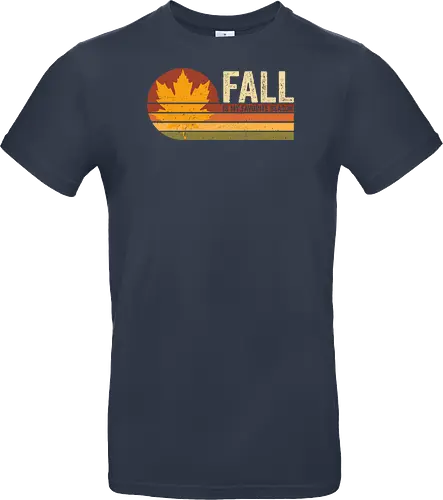Fall vintage - autumn, nature, vintge, cozy, retro, books, fall, book, seasons, halloween, leaves - Standard T-Shirt
