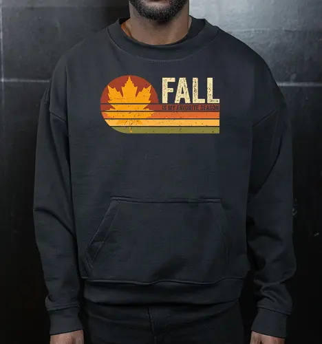 Fall vintage - autumn, nature, vintge, cozy, retro, books, fall, book, seasons, halloween, leaves - Cropped Sweatshirt