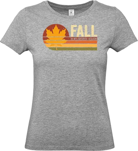 Fall vintage - autumn, nature, vintge, cozy, retro, books, fall, book, seasons, halloween, leaves - Standard T-Shirt (Frauen)