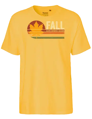 Fall vintage - autumn, nature, vintge, cozy, retro, books, fall, book, seasons, halloween, leaves - Fairtrade T-Shirt