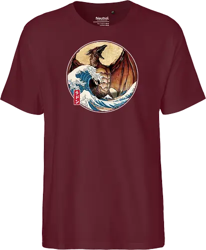 The Great Fire Pteranodon off Kanagawa - Fairtrade T-Shirt