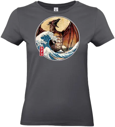 The Great Fire Pteranodon off Kanagawa - Standard T-Shirt (Frauen)