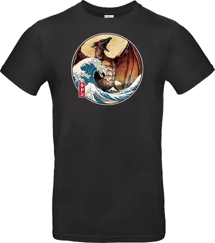 The Great Fire Pteranodon off Kanagawa - Standard T-Shirt