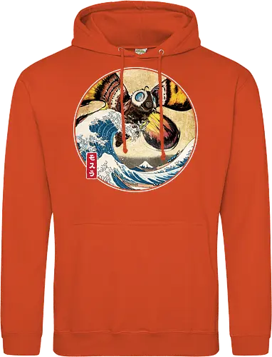 The Great Giant Moth off Kanagawa - Standard Hoodie