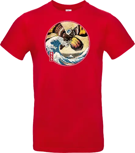 The Great Giant Moth off Kanagawa - Standard T-Shirt