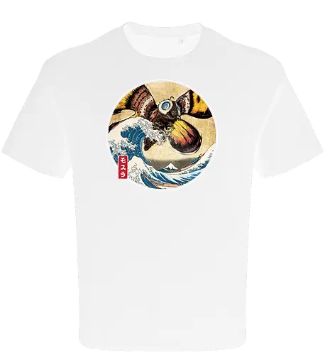 The Great Giant Moth off Kanagawa - Oversize T-Shirt