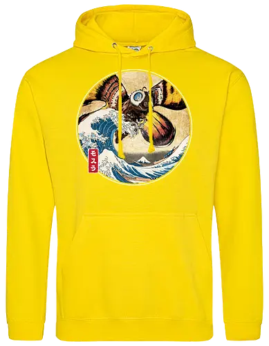 The Great Giant Moth off Kanagawa - Standard Hoodie