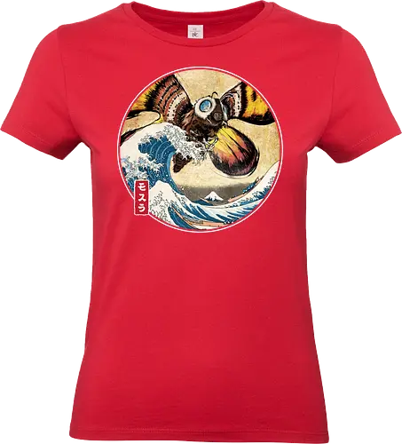 The Great Giant Moth off Kanagawa - Standard T-Shirt (Frauen)