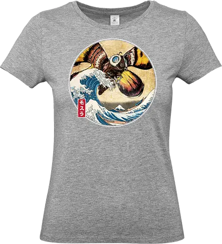 The Great Giant Moth off Kanagawa - Standard T-Shirt (Frauen)