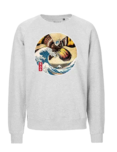 The Great Giant Moth off Kanagawa - Fairtrade Sweatshirt