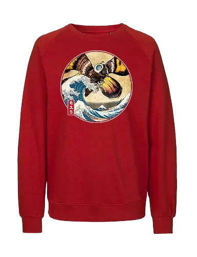 The Great Giant Moth off Kanagawa - Fairtrade Sweatshirt