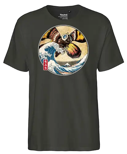 The Great Giant Moth off Kanagawa - Fairtrade T-Shirt